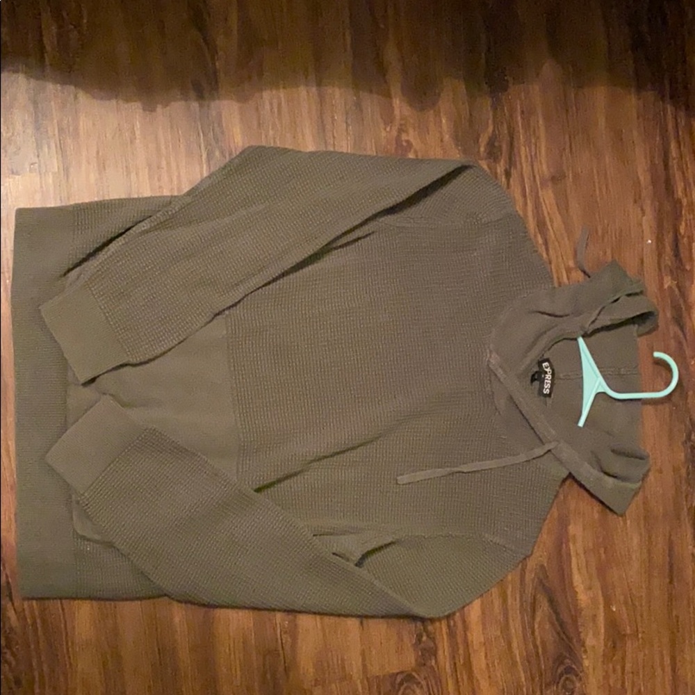 Express summer waffle sweatshirt